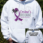 Crohn's Disease Awareness Hooded Sweatshirt