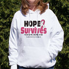 Hope Survives Head And Neck Cancer Awareness Hooded Sweatshirt H55741X
