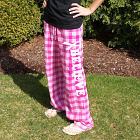 Believe Cancer Awareness Ladies Flannel Pants