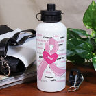 Hope and Love Breast Cancer Awareness Water Bottle U366320
