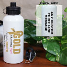 Gold Is The New Pink Childhood Cancer Awareness Water Bottle
