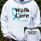 Walk For A Cure Food Allergy Awareness Hooded Sweatshirt H54408x