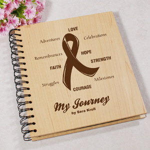 My Journey Engraved Breast Cancer Photo Album