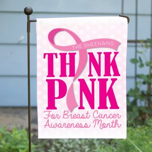 Breast Cancer Awareness Garden Flag