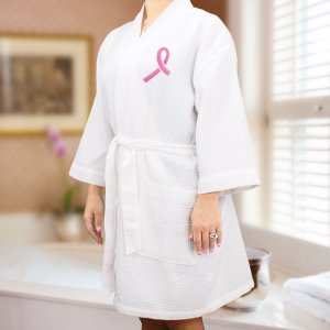Pink Ribbon Bath Robe