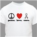 Peace Love Cure Diabetes T-Shirt 310209X