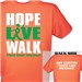 Hope Live Walk Kidney Cancer Awareness T-Shirt 34415X