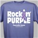 Rockin' Purple Pancreatic Cancer Awareness T-Shirt 37094X