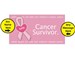 Cancer Survivor - Breast Cancer Awareness Personalized License Plate | Breast Cancer Awareness Gifts