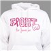 Fight Cancer Awareness Hooded Sweatshirt | Breast Cancer Shirts