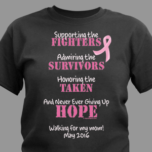 Fighting the Cause Breast Cancer Awareness T-Shirt