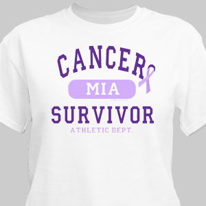 Cancer Survivor Athletic Dept. - Cancer Awareness Personalized T-shirt