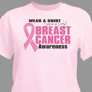 Save a Life Breast Cancer Awareness T-Shirt