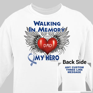 Personalized Walking In Memory Of ALS Long Sleeve Shirt