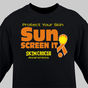 Sun Screen It Skin Cancer Awareness Long Sleeve Shirt