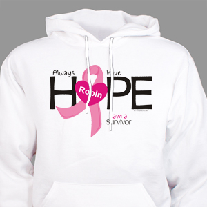 Breast Cancer Survivor Hooded Sweatshirt