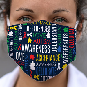 Autism Awareness Face Mask