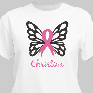 Butterfly Awareness Ribbon T-Shirt