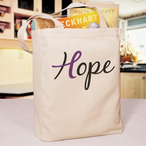 Hope Ribbon Tote Bag