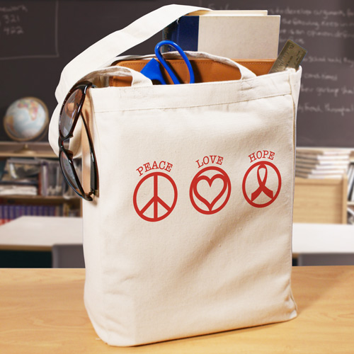 Peace Love Hope Tote bag