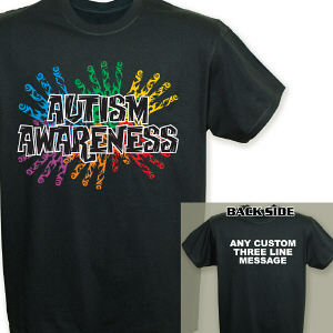 Personalized Autism Walk Team T-Shirt