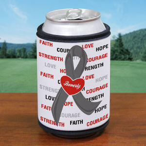 Hope and Love Diabetes Awareness Can Wrap Koozie