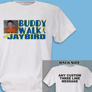 Personalized Buddy Walk Down Syndrome Photo T-Shirt