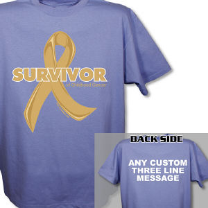 Childhood Cancer Survivor Ribbon T-Shirt