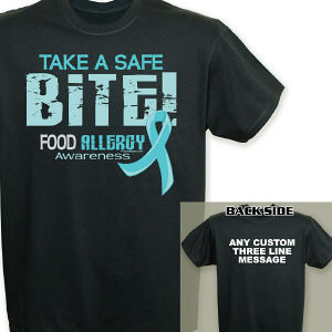 Take a Safe Bite Food Allergy Awareness T-Shirt
