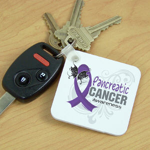 Pancreatic Cancer Awareness Key Chain