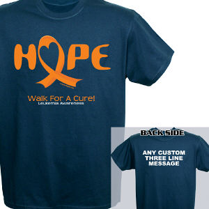 Walk For A Cure Leukemia Awareness T-Shirt