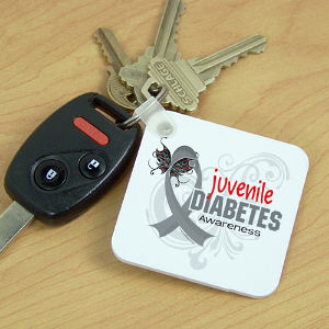 Juvenile Diabetes Awareness Key Chain