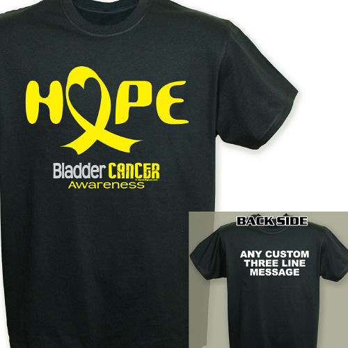 Hope Bladder Cancer Awareness T-Shirt | MyWalkGear.com