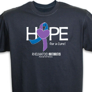 Hope For A Cure Rheumatoid Arthritis Awareness T-Shirt