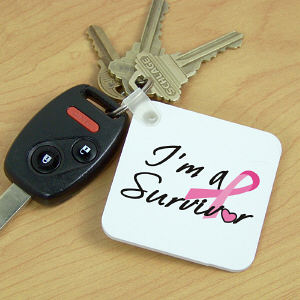 I am a Cancer Survivor Key Chain