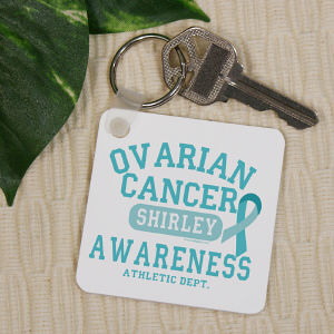 Ovarian Cancer Awareness Key Chain