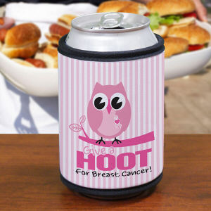 Give a Hoot Can Wrap Koozie