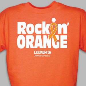 Rockin' Orange Leukemia Awareness T-Shirt