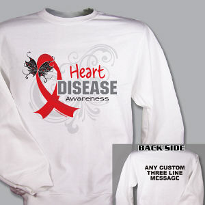 Heart Disease Awareness Sweatshirt