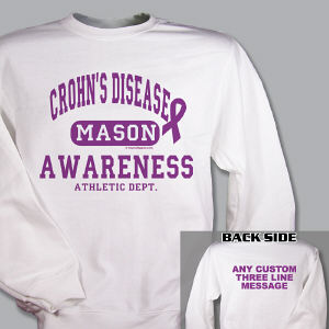 Crohns Disease Awareness Athletic Dept. Sweatshirt