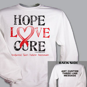 CHD Hope Awareness Sweatshirt