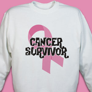 Cancer Survivor Ribbon Sweatshirt
