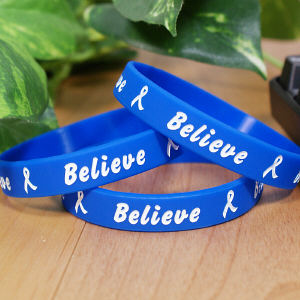 Blue Believe Awareness Bracelet