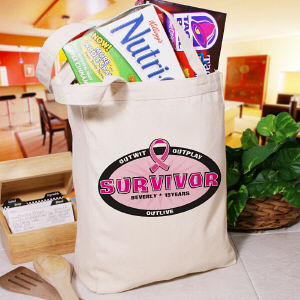 Breast Cancer Survivor Tote Bag