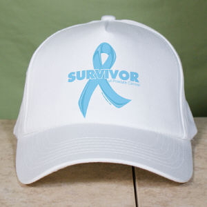 Prostate Cancer Survivor Ribbon Hat