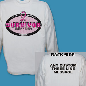 Breast Cancer Survivor Long Sleeve Shirt