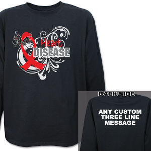 Heart Disease Awareness Long Sleeve Shirt