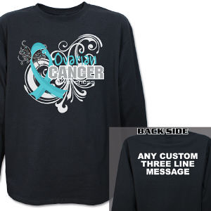 Ovarian Cancer Awareness Long Sleeve Shirt