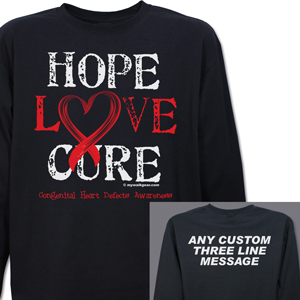 CHD Hope Awareness Long Sleeve Shirt