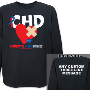 CHD Awareness Long Sleeve Shirt